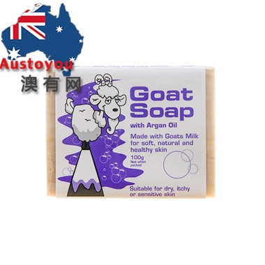 【澳洲直邮】 Goat Soap 纯手工山羊奶皂润肤香皂 儿童适用 100g 摩洛哥味