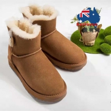 【澳洲直邮】 OZWEAR UGG 纽扣短筒雪地靴 OB362